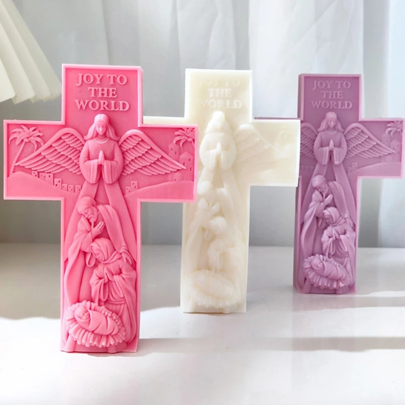 Handmade Faith Silicone Molds Epoxy Resin Jewelry Mold Handmade Resin Art Supplies Silicone Molds for Baking X3UD