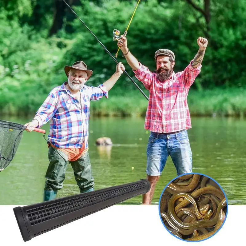 Fish Trap Basket 5pcs Shrimp Catching Cage Loach Casting Basket Eel Trapping Basket Trumpet-Shaped Cage Hard To Escape Outdoor