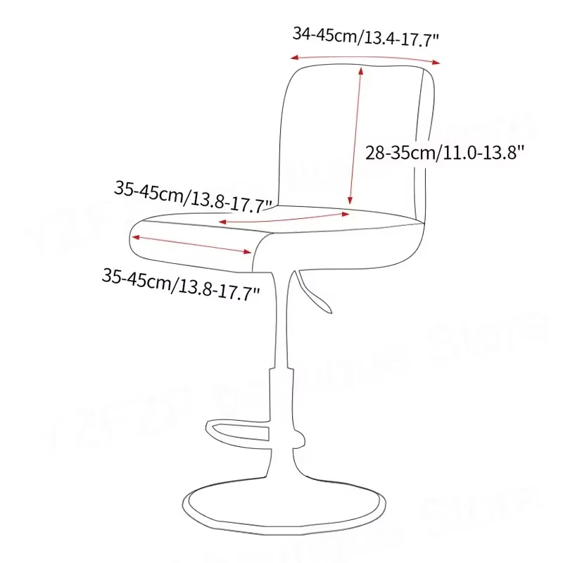 Housse de chaise en Jacquard p - Home Bar Seating avis et prix