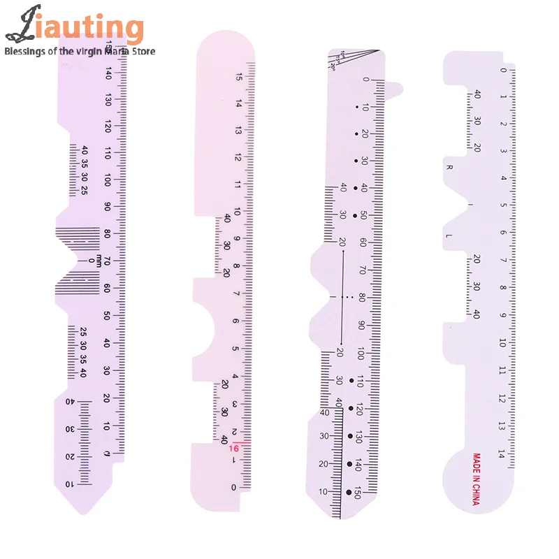 Measure Optical Vernier PD Ruler Pupil Distance Meter Eye Ophthalmic Tool Eye Occluder For Vision Test Eye Soft Straight Ruler