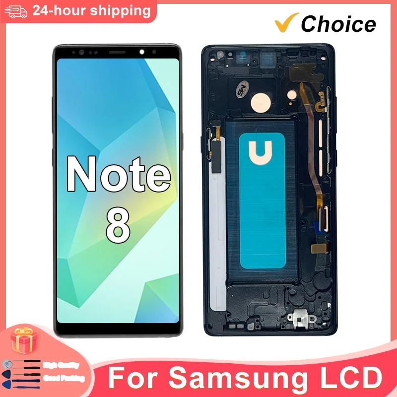 TFT For Samsung Galaxy Note 8 LCD SM-N950F SM-N950U Display Touch Screen Digitizer Assembly  For Galaxy note8 LCD Replacement