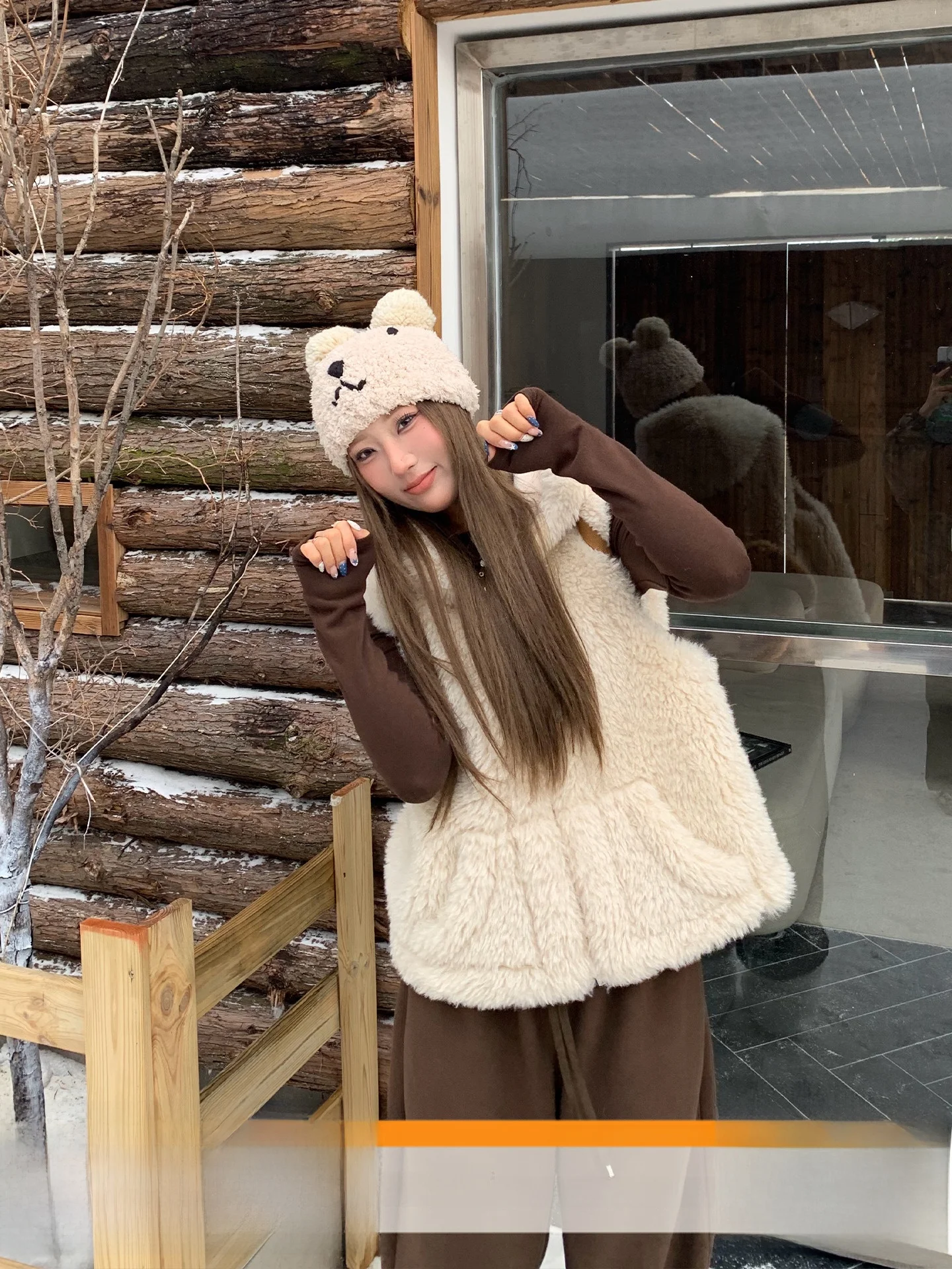 

Пушистый жилет с капюшоном, женский зимний жилет Jaet, модный утягивающий универсальный кожаный меховой жилет, женский топ без рукавов