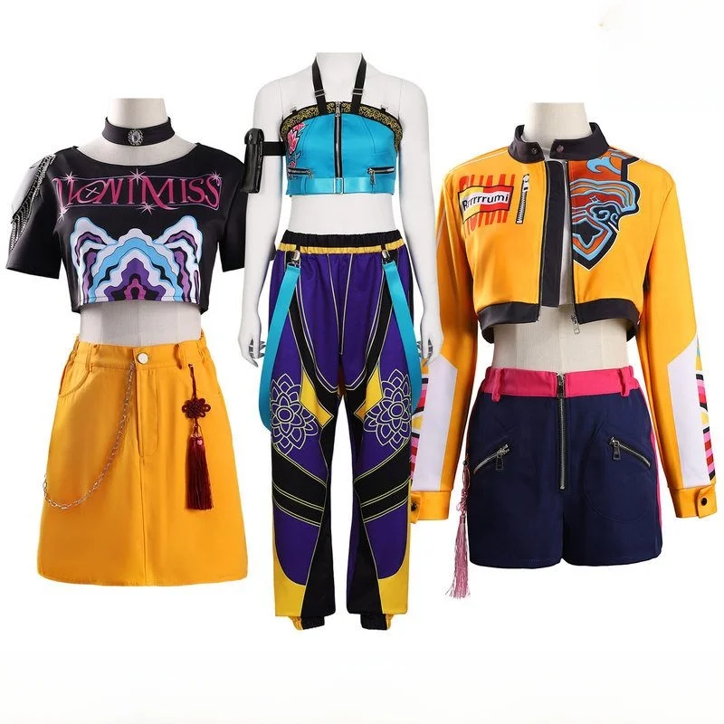 

K Korean Wave Rumi Cosplay Costume Children's loween Outfit Mira Magic Girl up Costume Traditional Chinese Opera