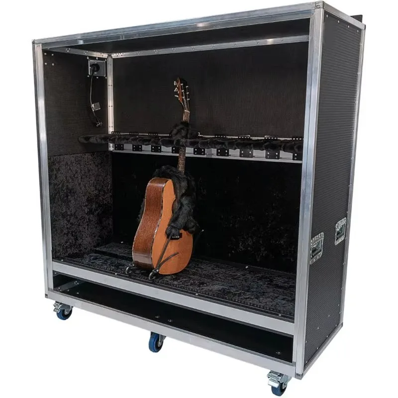 X-BASON Multiple Guitar Case 8 Spaces  10 Spaces Guitar Vault Flight Case