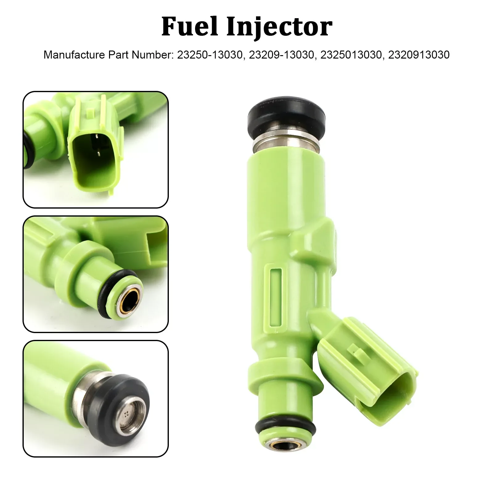 4X New Fuel Injector 23250-13030 For Toyota T.U.V KF8 Townace Lite KR42 KR52 KM7 23209-13030 FREE SHIPPING!!!