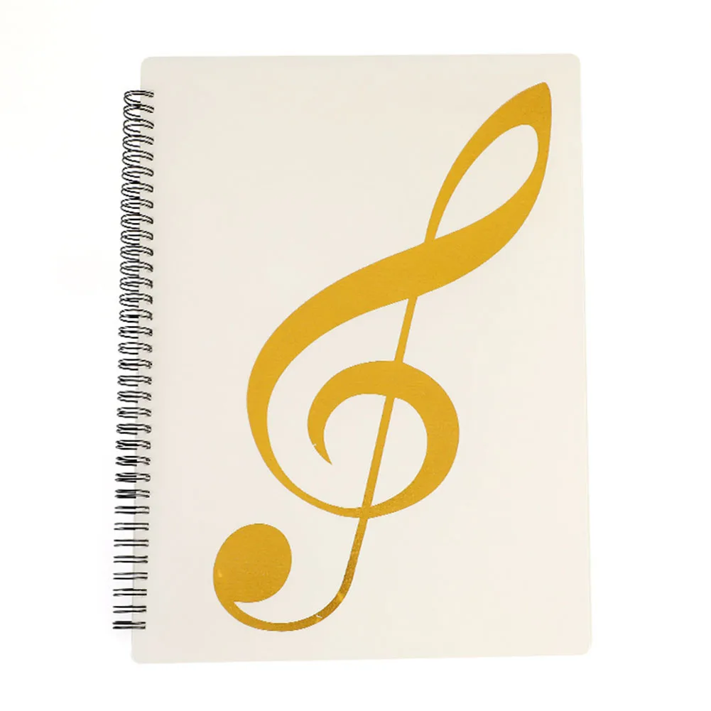 Black Stave Notebook Flexible Manuscript Page Turning Paper Sheet Staff Stave Book High Quality Music Notebook