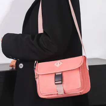 일본 메신저 백, 캐주얼 데일리 여성 가방, 숄더 나일론 백, 2024 신상 트렌드 