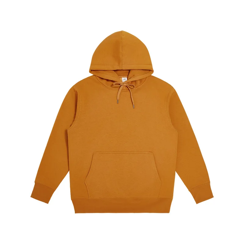 OEM Sudadera Custom Logo Blank Plain French Terry Fleece Thick Cotton 400 Gsm Sweatshirt Heavy Weight Pullover Men Hoodie