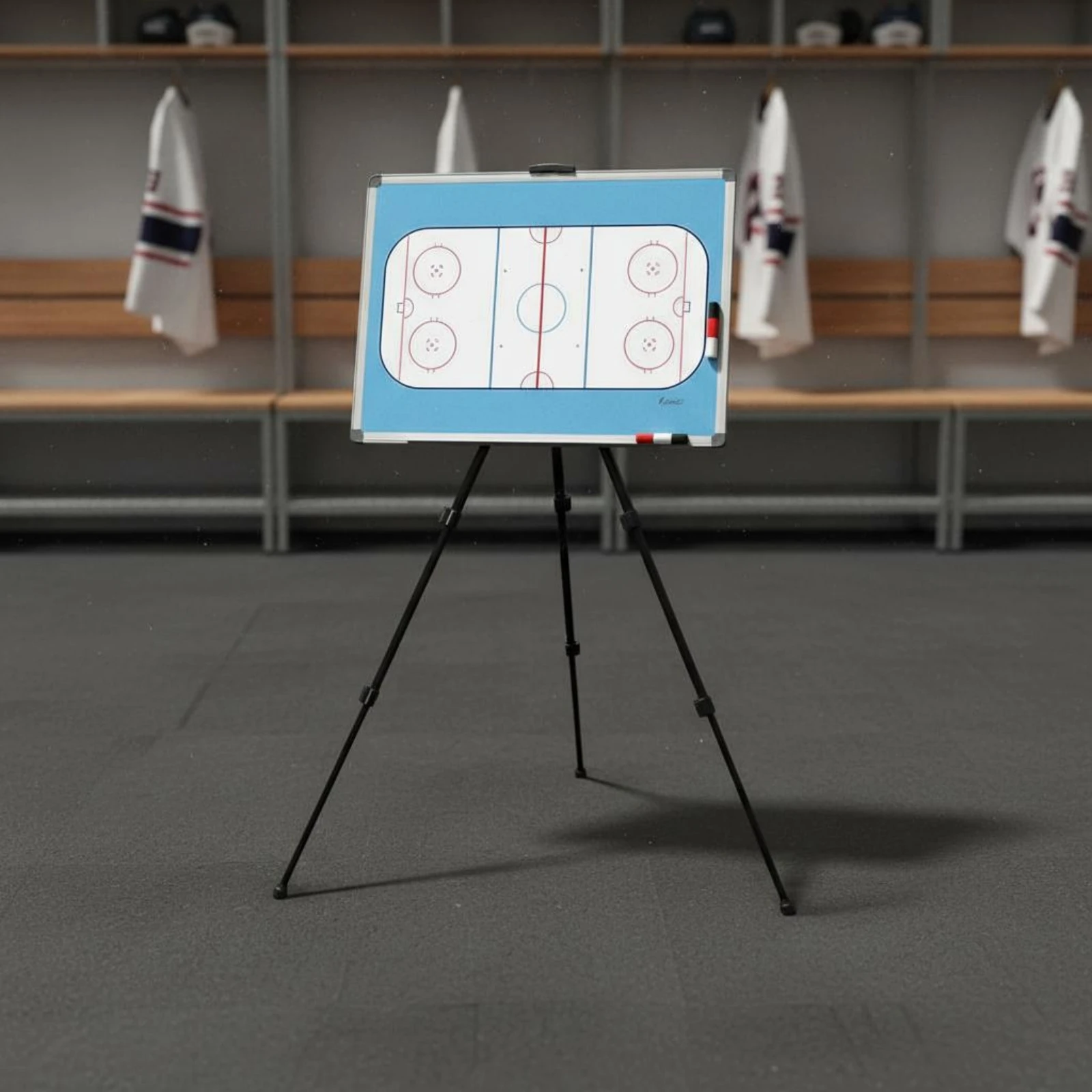 Ice Hockey Whiteboard Stand Included Ice Hockey Coaching Board Sports Equipment Portable Easy to Clean for Team Meeting view 4