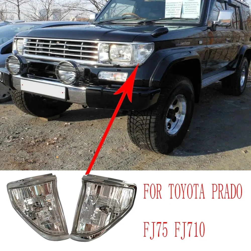 

Car Front Corner Lamp Turn Signal For Toyota Land Cruiser Prado Fj70 Fj75 1993 Crystal Lamps
