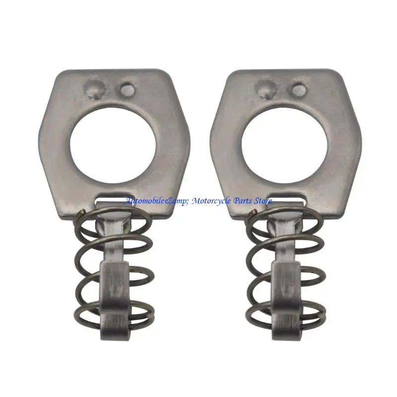 

H7BD 2-Piece/set for Trailer Cupboards Steel Fastener RVs Water Heater Lock Cover Door Fastener Lightweight