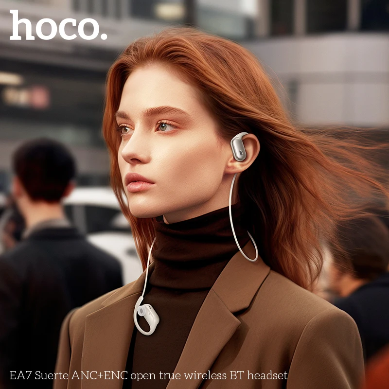 HOCO EA7 OWS Open-back ANC+ENC True Wireless Bluetooth Headset Comfortable to wear Music Sports Headphone for iphone Android