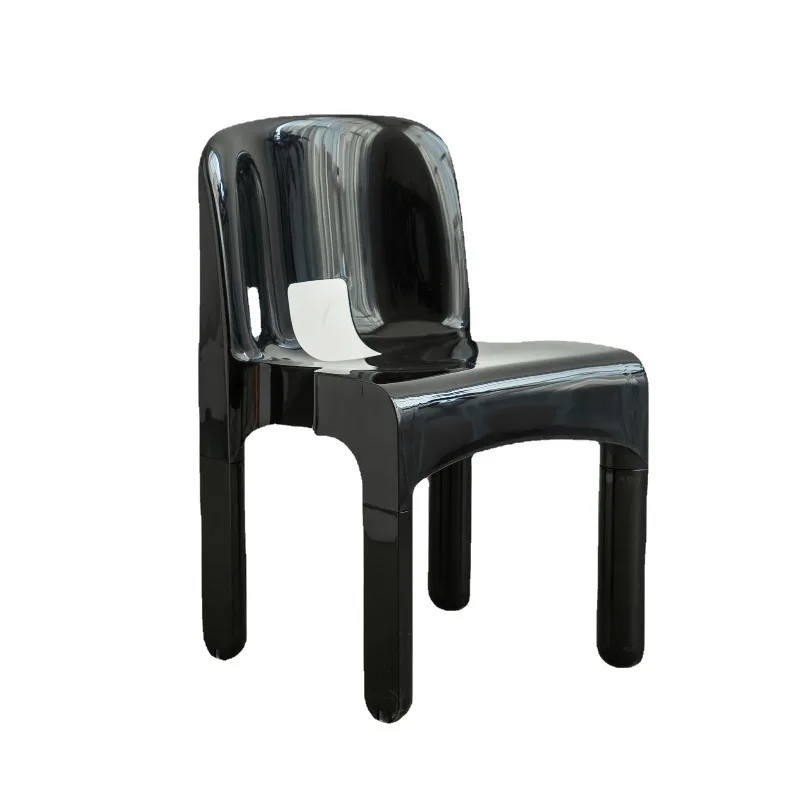 

Internet celebrity restaurant plastic chair simple coffee shop milk tea shop back replica dining chair