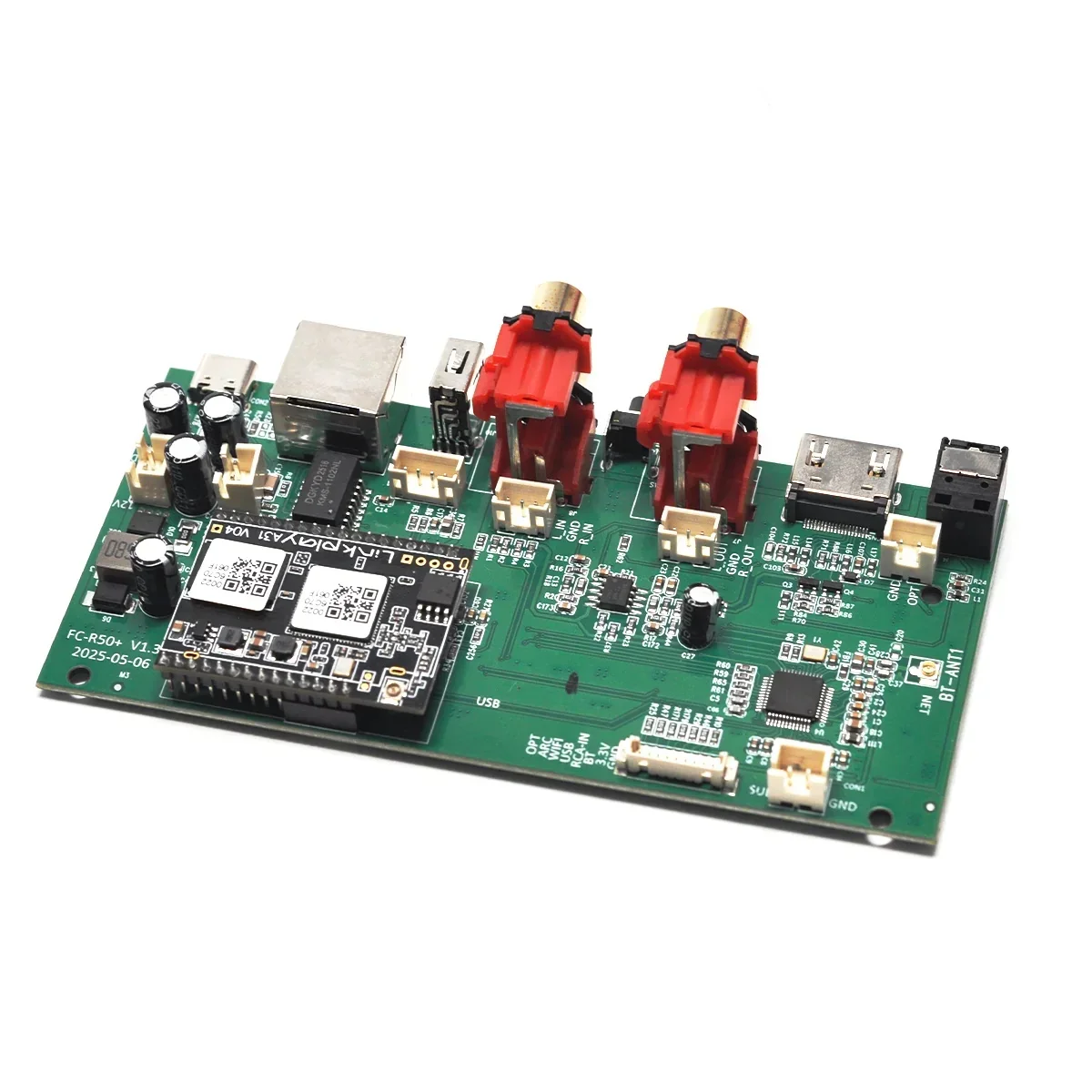 

EMiUZEK D30Advanced Hi-Fi Streaming Digital to Analog Converter DAC Board with ARC Optical And RCA Output for Audio Enthusiasts