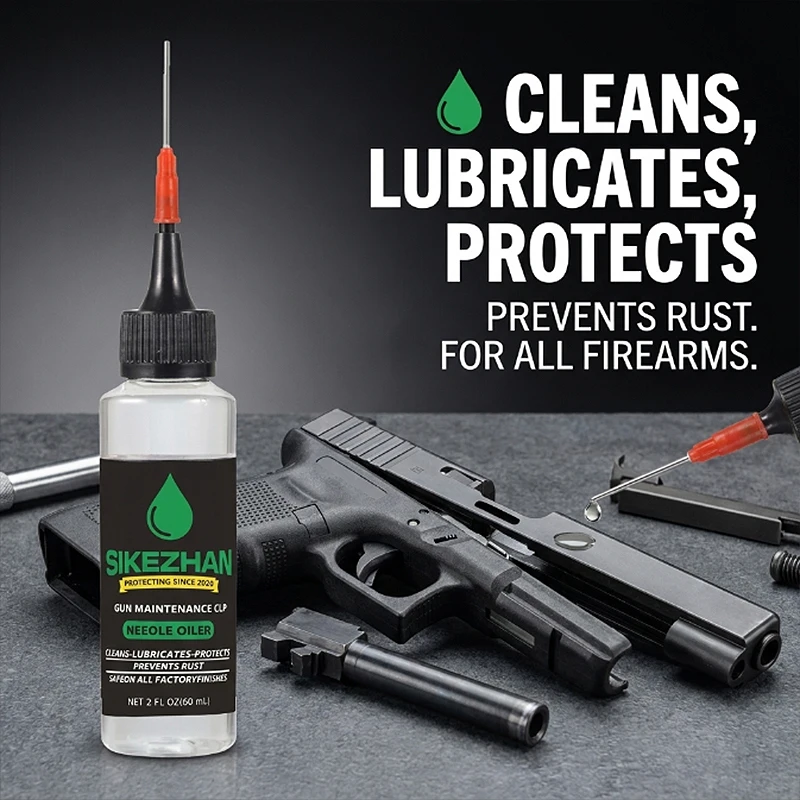 Professional Firearm Maintenance Oil for Cleaning Lubricating and Protecting Guns Anti-Rust and Corrosion Shield 100ml SIKEZHAN