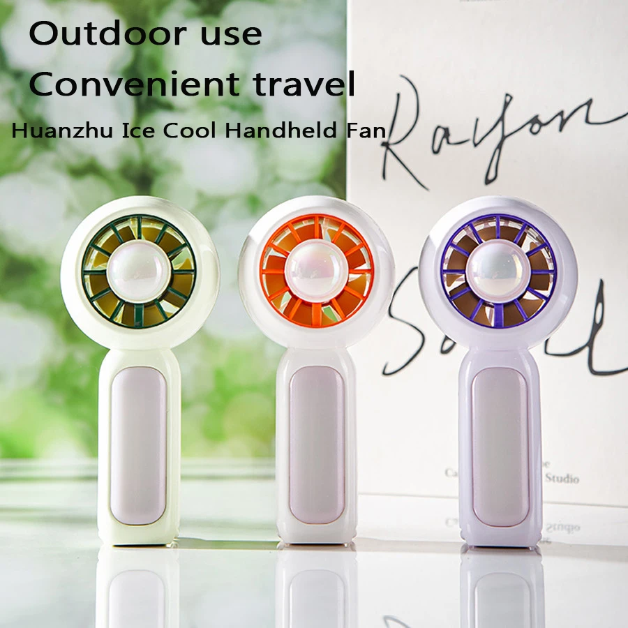 MEET SUN 3-speed silent large capacity battery handheld portable electric fan desktop USB rechargeable sports pocket mini fan