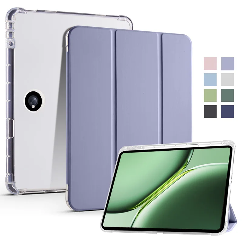 Hülle für OnePlus Pad 2 mit Stifthalter, dreifach faltbar, PU-Leder, weiche Rückseite, Standfunktion, Tablet-Hülle für OnePlus Pad 2 12,1 Zoll 2024