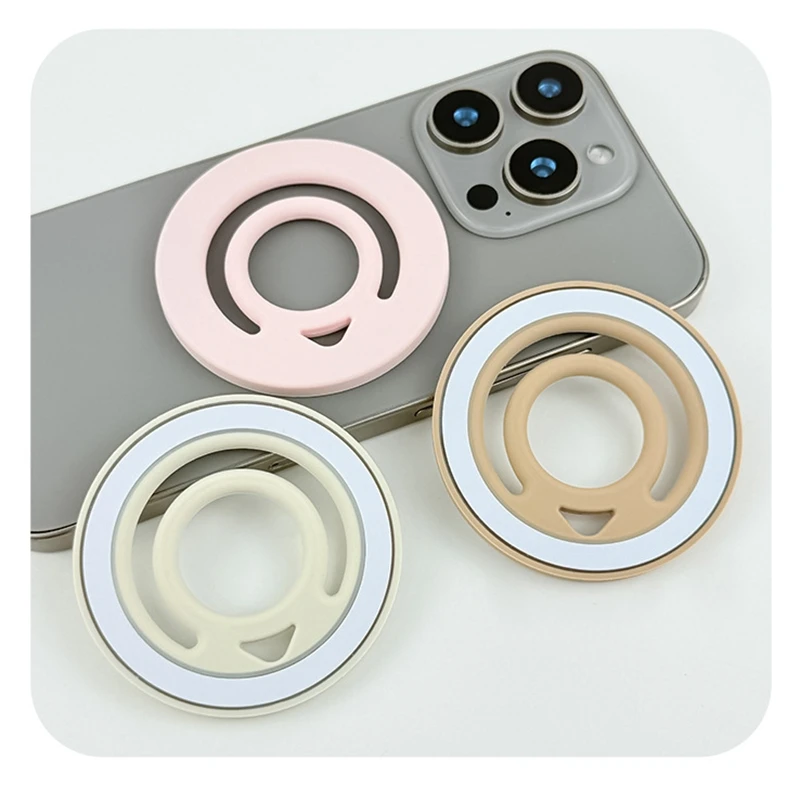

Жидкая силиконовая магнитная кольцевая пряжка MagSafe, сильная магнитная круглая ручка, держатель для телефона для IPhone 17, 16, 15, для формы кольца