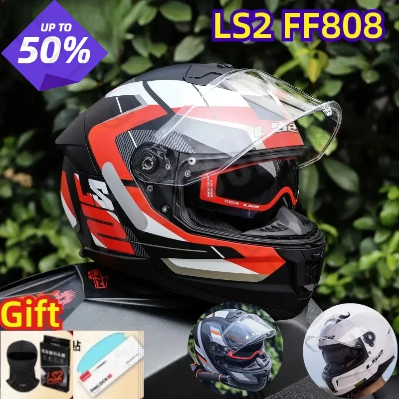 

Original LS2 STREAM 2 Motorcycle Helmet Ls2 STORM Full Face Helmets Kaciga Casco Moto Capacete with Fog-free System