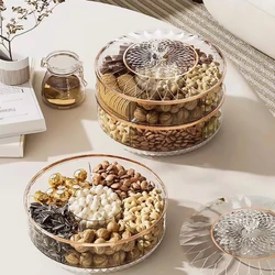 Light Luxury Fruit Plate Home Living Room Fruit Plate Candy Box Snack Dried Fruit Plate