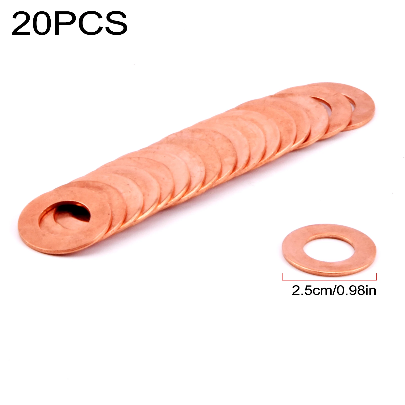 20PCS Pulling Pads Washer Kits Copper Plated Steel Consumables Accessories High Quality Suitable For Spotter Welder