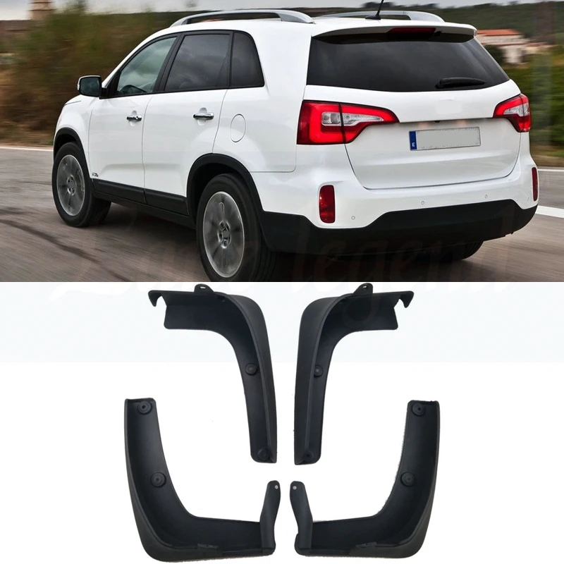 mud-flaps for KIA Sorento 2013 2014 mudguards fenders mud flap guards splash car fender accessories auto styline Front Rear 4pcs