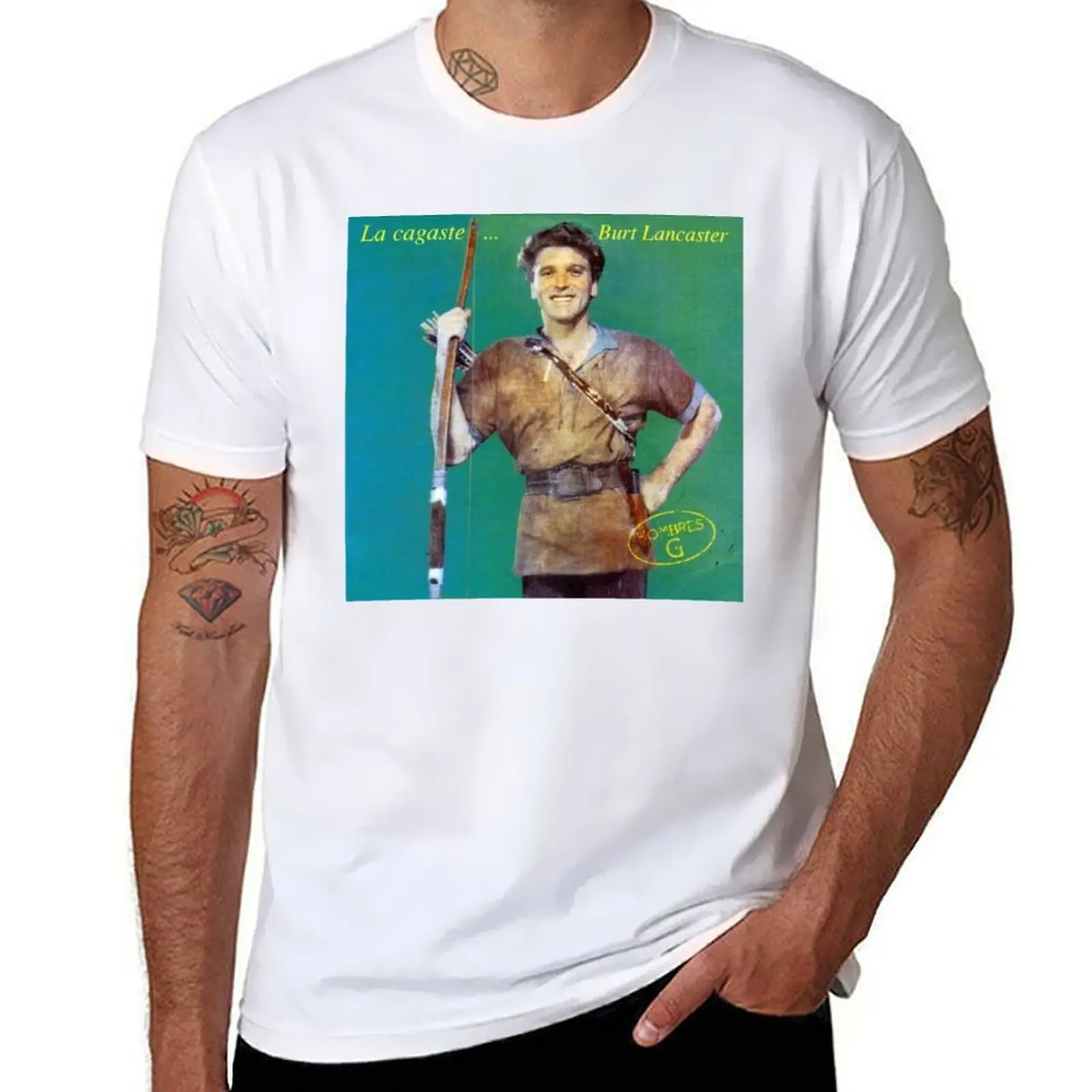 

Hombres G - La cagaste... Burt Lancaster Album 1986 T-Shirt cotton t shirt man anime t shirts for man T-Shirt