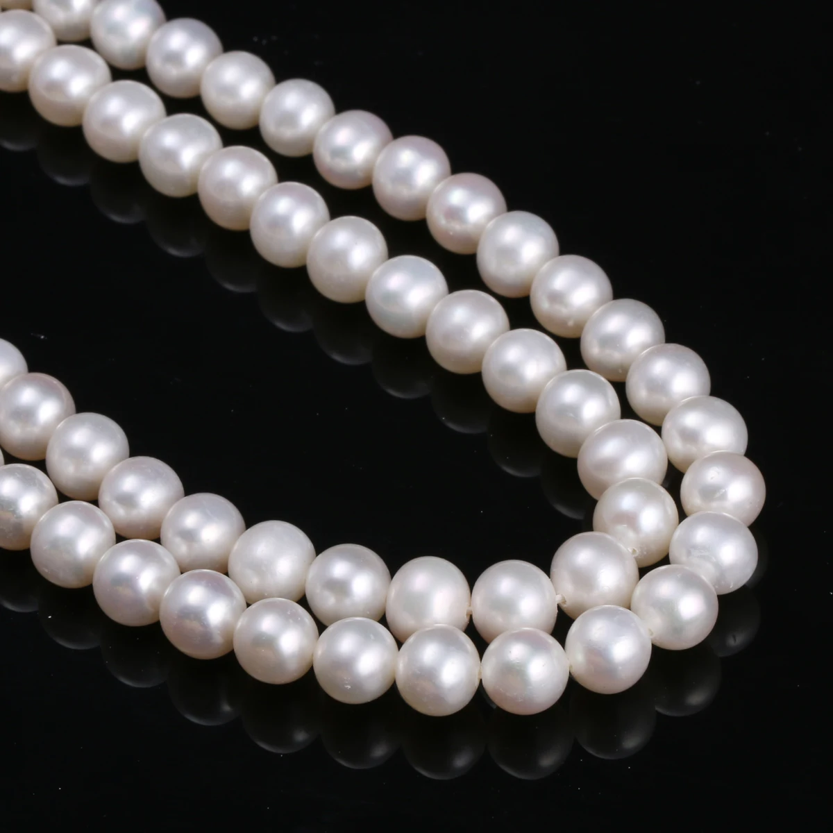 Potato Shaped Pearls 6-7mm AAA High Quality Natural Freshwater Pearls Spacer Beads for Jewelry Making DIY Necklace Accessories