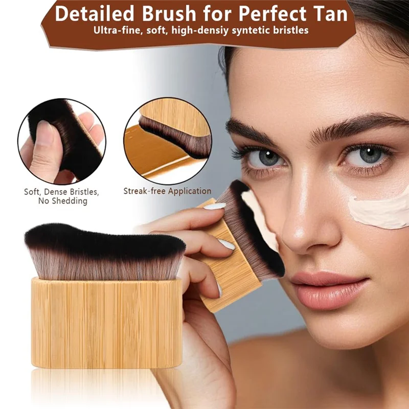 Aplicador de manopla autobronceadora AA76, manopla autobronceadora, aplicador de manopla autobronceadora, aplicador trasero, cepillo autobronceador