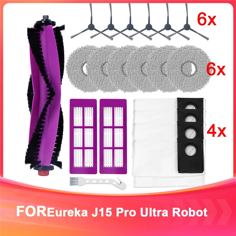 

SEWS-Комплект аксессуаров для Eureka J15 Pro Ultra Сменные тряпки для Eureka J15 Pro Ultra