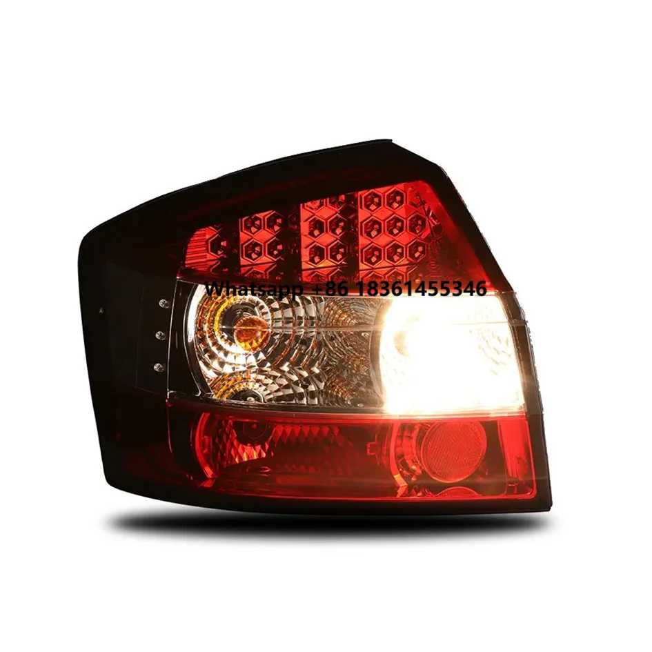 

For A4 B6 Tail Light, 2001-2004 Black Red, RHD/LHD Modified Rear Lamp Assembly