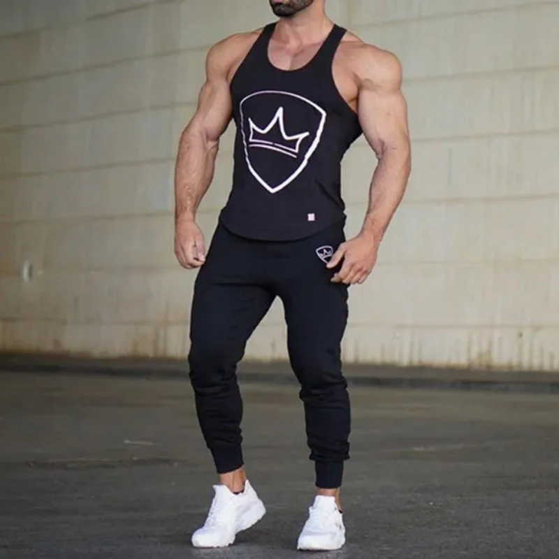 

2025 NEW spring summer printing Jogging Sports Pants Men's Fitness Running Training trousers elastic comfortable men Sweatpants