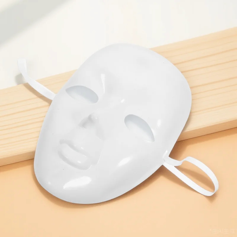 

1pc Blank White Masquerade Mask Unpainted Diy Face Mask For Painting Decorating Party Cosplay Props Circus Photo Booth Supplies