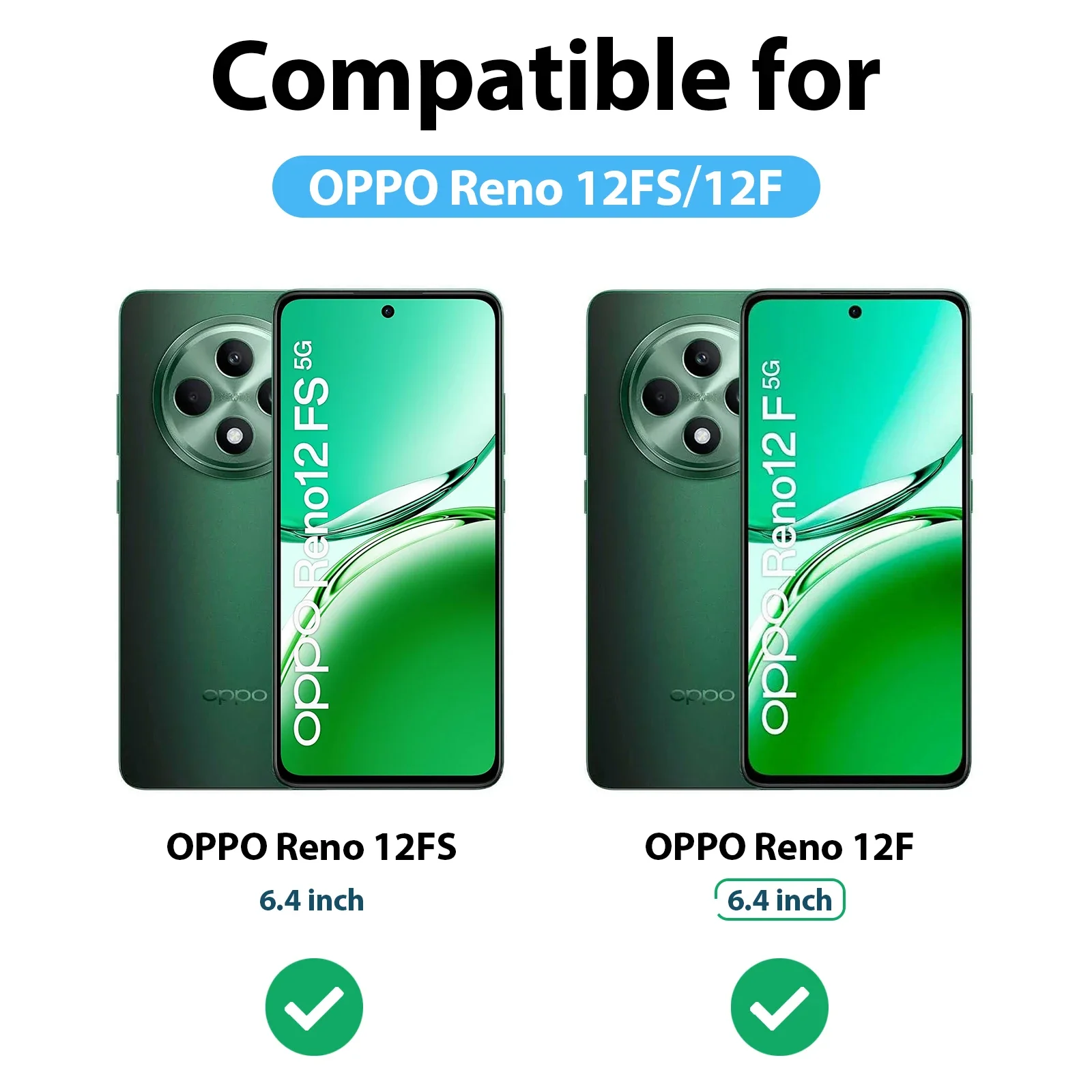 Soft Silicone Clear Phone Case For OPPO Reno 12 FS Shockproof Bumper Anti-Fingerprint Cover For OPPO Reno 12 F Phone Accessories