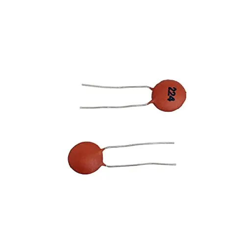 50pcs 220nF 0.22uF 224 Ceramic Disc Capacitor, DIP Radial Ceramic Chip Capacitor, Electronic Components