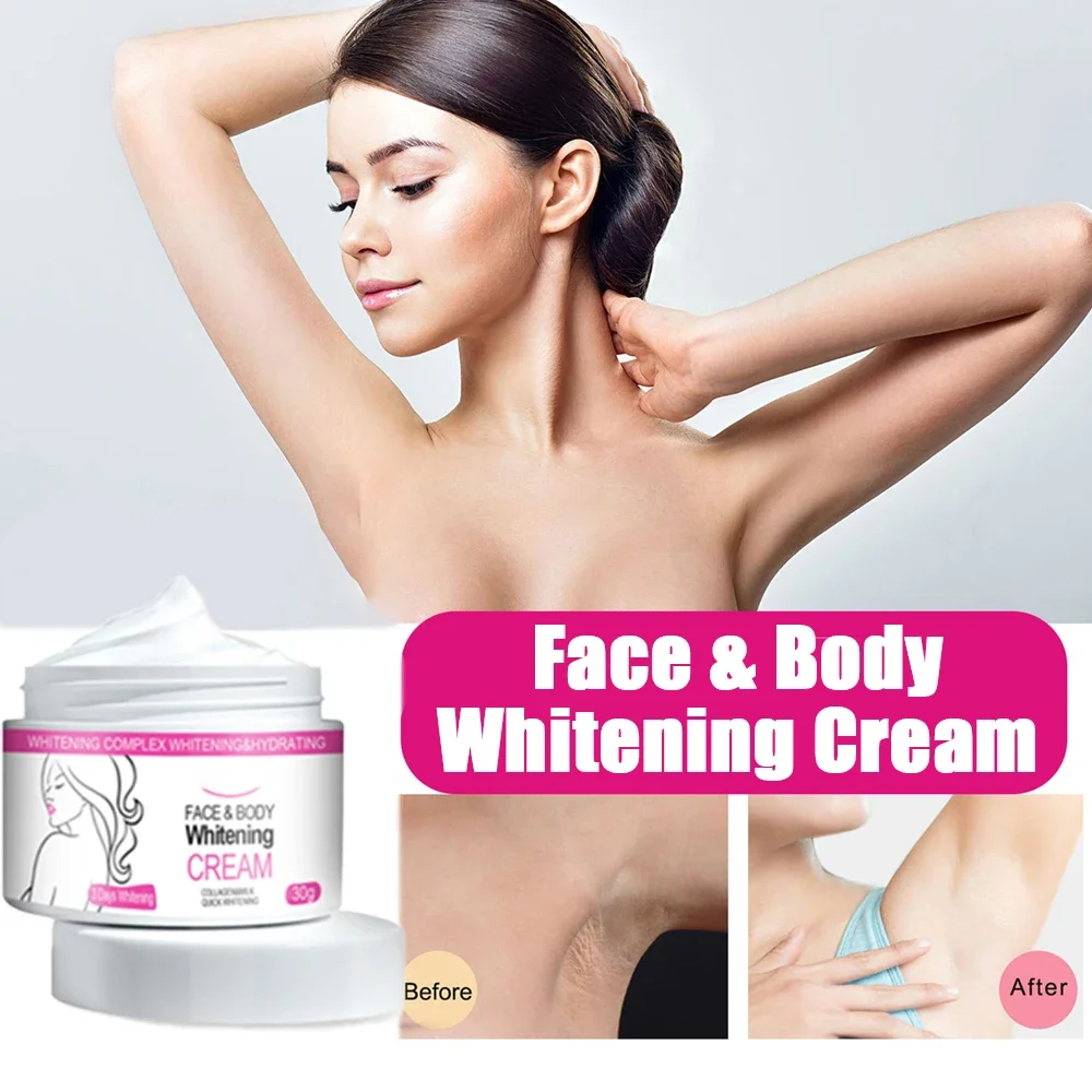 

Whitening Cream Armpit Legs Knee Elbow Bleaching Cream Dull Remove Dark Spots Melanin Brighten Effective Improve Body Skin Care