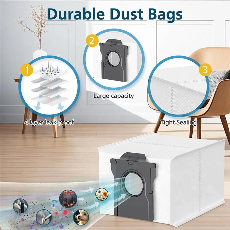 DHIPP-Suku Cadang Pengganti untuk Dreame L10s Ultra Gen 2/ L10s Pro Ultra Panas / X30 Set Aksesori Penyedot Debu Robot Ultra