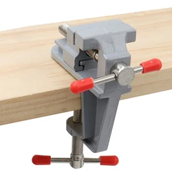 1pc Mini Aluminum Hobby Vice - Compact Multifunctional Clip Workbench, Small Repair, and DIY Projects - Durable, Adjustable