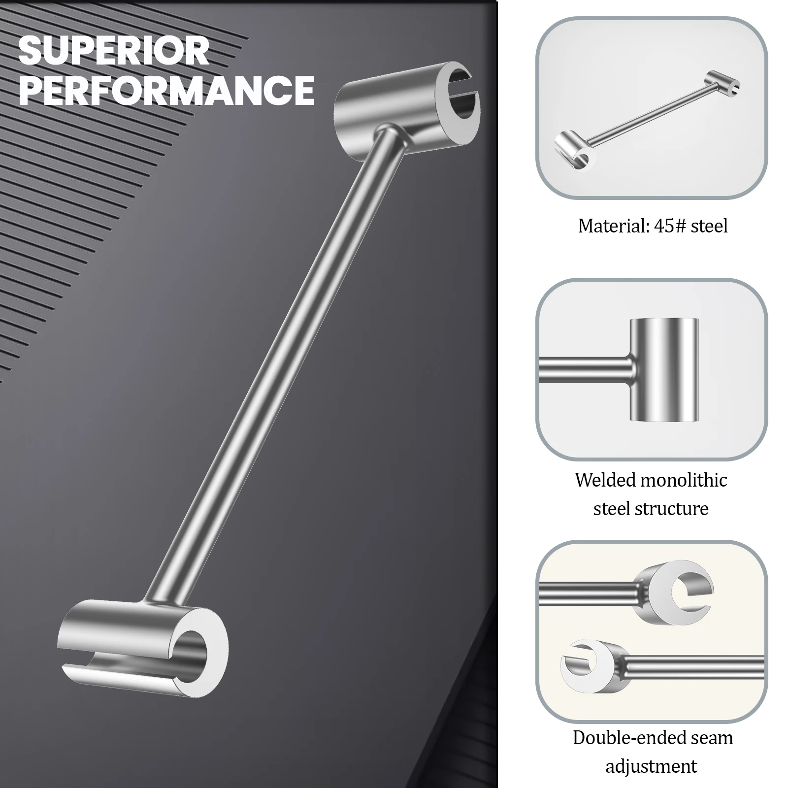 Hinges Gaps Adjusting Wrench 14/18/19/23/25mm Double Head Door Hinge Repair Spanner Labor-Saving Adjustable Wrench Tools