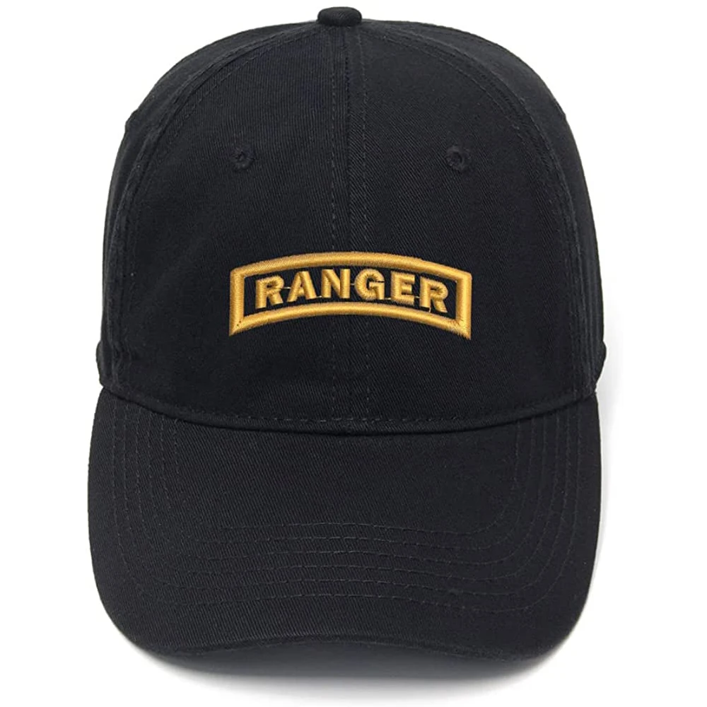 

Lyprerazy Men's Baseball Cap Army Ranger Embroidery Hat Cotton Embroidered Casual Baseball Caps