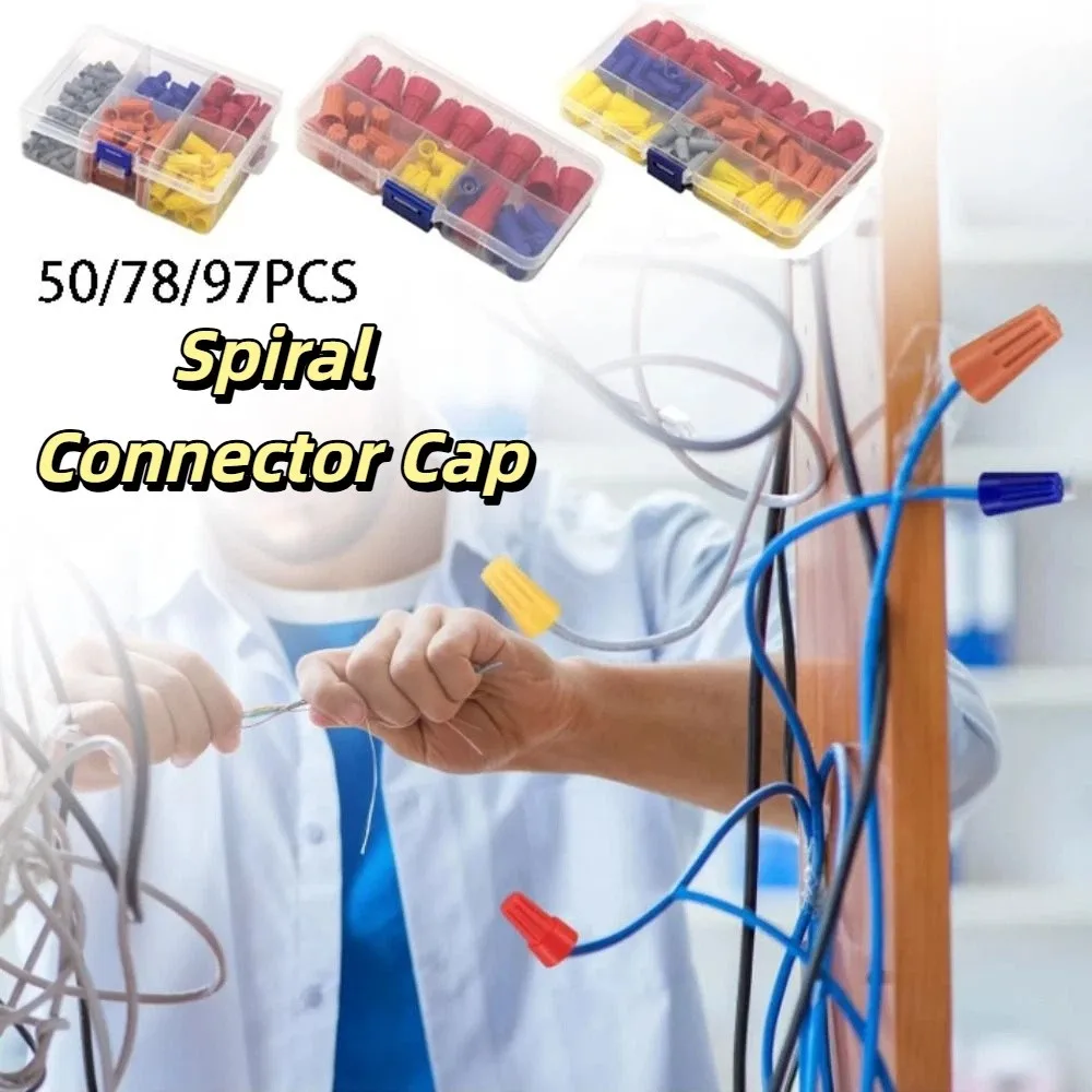Colorful Boxed Quick Wire Connector Insulated Design Crimp Terminal Insulated Wire Connectors Quick Connection Twist Terminal