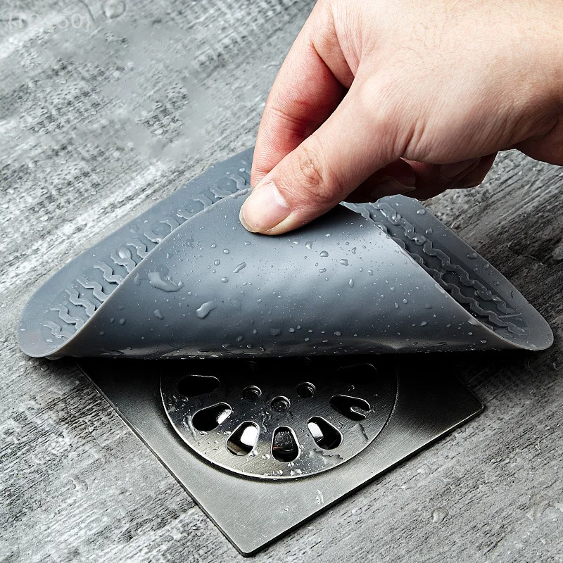 Raccoglitore del filtro per capelli in silicone per scarico – Tappo del filtro per lavello della cucina, doccia, vasca da bagno, forniture ideali per il bagno【No】