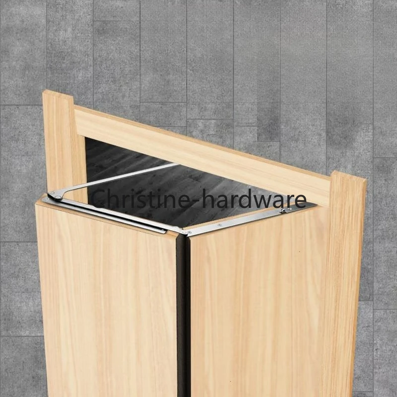 

304 Stainless Steel 180 Degree Flat Open Folding Door Hardware Wooden Door Hinges Multifunctional Double Folding Door Connector