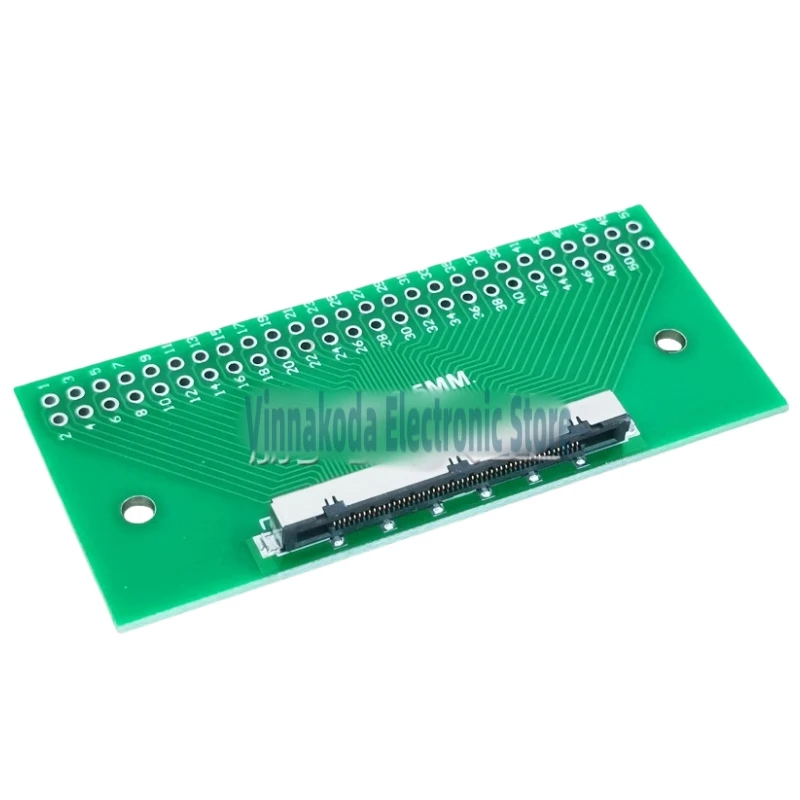 อะแดปเตอร์ LVDS 41 51PIN สายเคเบิลแบบยืดหยุ่น papan ujian ฐาน LCD TFT papan ujian