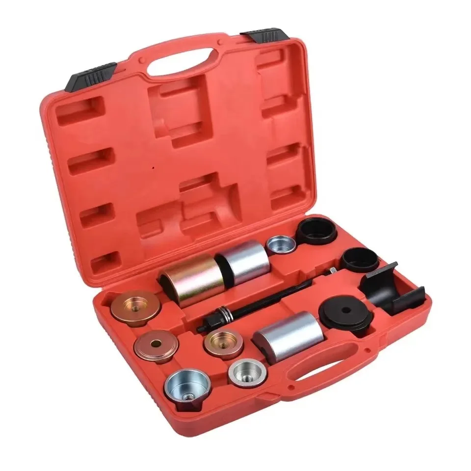 14PCS Automotive Car Repair Tools Front Wheel Bearing Rear Suspension Bush Remover Remove Tool Kit Set
