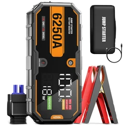 Car 6000A Portable 12V Jump Starter Power Bank 12V Auto Battery Charger Booster Starting Device