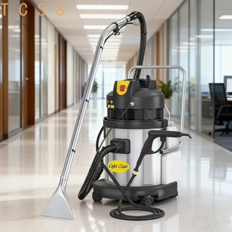 20L 30L 40L Steam Carpet Cleaner Vacuum 2862W, Commercial Deep Cleaning Machine for Home & Hotel