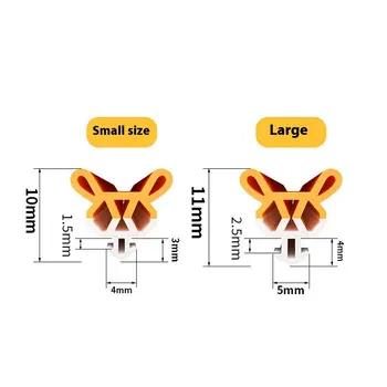 Těsnicí páska na okna 4M/role, typ slotu pro kartu, měkká TPE zátka proti průvanu, typ slotu pro kartu, vícevrstvá těsnicí páska na okna 10 nejlepší prodej Větrná zábrana na okno - №10