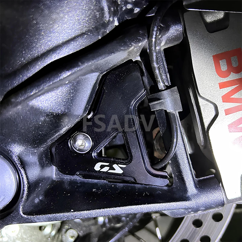 Osłona czujnika ABS przedniego koła motocykla BMW R1300GS R 1300 GS R 1300GS ADVENTURE ADV 2024 2025, aluminiowa
