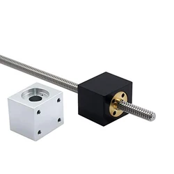 1pc T8 Lead Screw Nut Housing Bracket T8 Nut Housing Bracket Screw Nut Aluminum Block Conversion Seat For CNC 3D Printing Parts